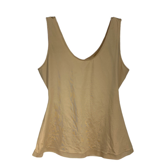 Spanx by Sara Blakely Scoop Neck Shapewear Tank Plus Size 1X Nude Beige - Picture 5 of 5